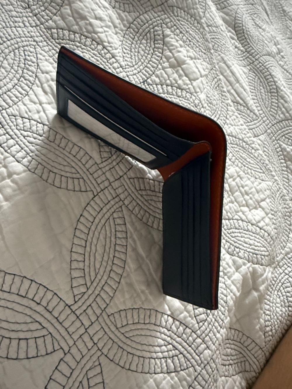 Coach Men's Black Signature Canvas Bi-Fold Wallet - Picture 5 of 6